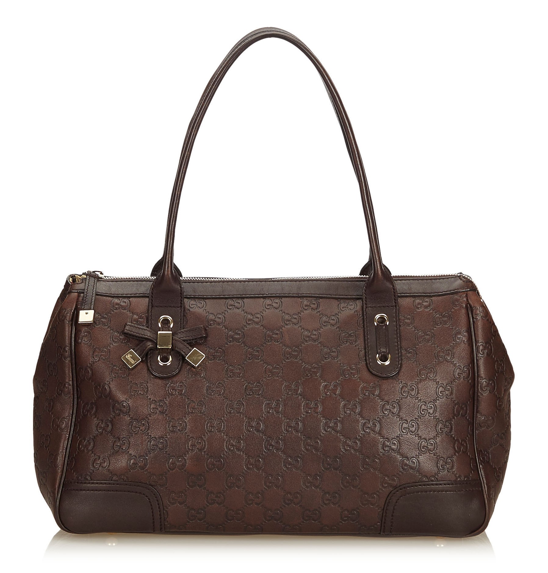 Women Brown 18 Inch Gucci Leather College Bag at Rs 560/piece in Ahmedabad  | ID: 2850401748312