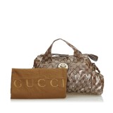 Gucci Vintage - GG Crystal Coated Canvas Hysteria Handbag Bag - Brown - Leather Handbag - Luxury High Quality