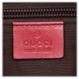 Gucci Vintage - GG Imprime Tote Bag - Rosa - Borsa in Pelle - Alta Qualità Luxury