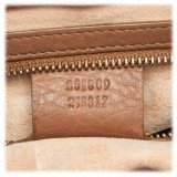 Gucci Vintage - 1973 Leather Shoulder Bag - Marrone - Borsa in Pelle - Alta Qualità Luxury