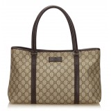 Gucci Vintage - Guccissima Tote Bag - Marrone - Borsa in Pelle - Alta Qualità Luxury