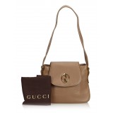 Gucci Vintage - 1973 Leather Shoulder Bag - Brown - Leather Handbag - Luxury High Quality