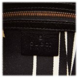 Gucci Vintage - Patent Leather Horsebit Wave Shoulder Bag - Nero - Borsa in Pelle - Alta Qualità Luxury