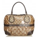 Gucci Vintage - Medium Guccissima Crystal Mix Handbag Bag - Brown - Leather Handbag - Luxury High Quality