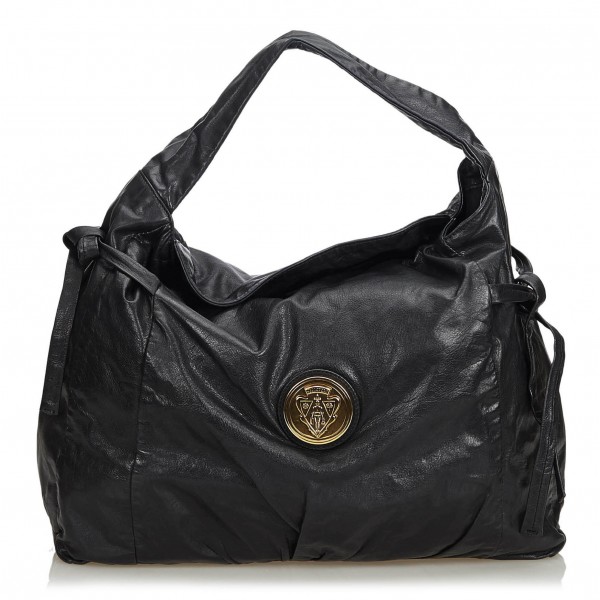 Gucci Vintage - Leather Hysteria Bag - Black - Leather Handbag - Luxury High Quality