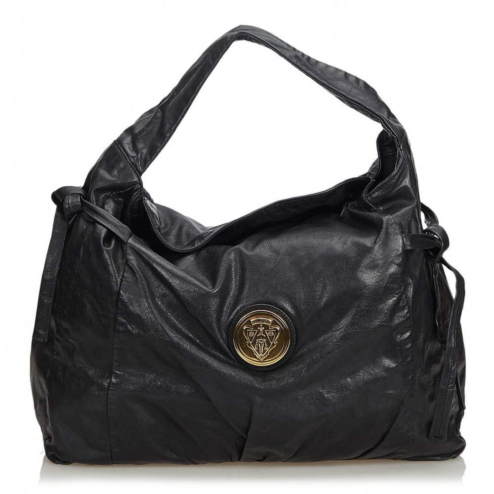 Gucci Vintage - Leather Hysteria Bag - Black - Leather Handbag