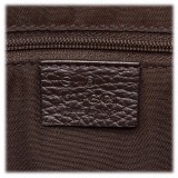 Gucci Vintage - GG Supreme Coated Canvas Abbey-D Ring Tote Bag - Marrone - Borsa in Pelle - Alta Qualità Luxury