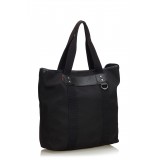 Gucci Vintage - Nylon Tote Bag - Black - Leather Handbag - Luxury High Quality
