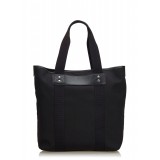 Gucci Vintage - Nylon Tote Bag - Black - Leather Handbag - Luxury High Quality