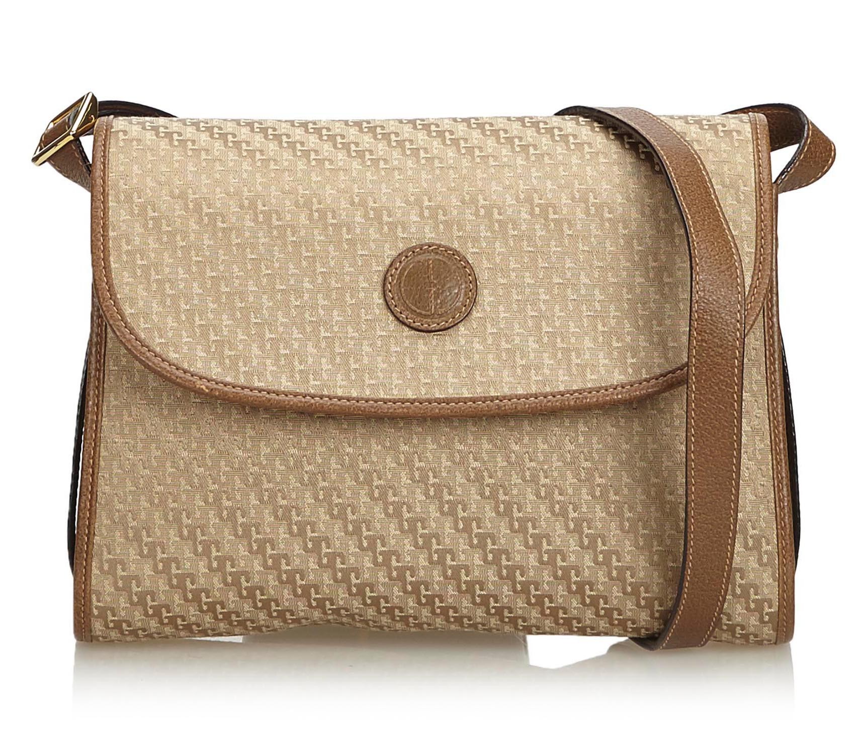 Gucci Vintage Micro GG Crossbody Bag - Brown Crossbody Bags, Handbags -  GUC1343000