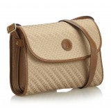 Gucci Vintage - GG Jacquard Crossbody Bag - Marrone - Borsa in Pelle - Alta Qualità Luxury