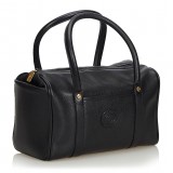 Gucci Vintage - Leather Boston Bag - Nero - Borsa in Pelle - Alta Qualità Luxury