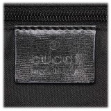 Gucci Vintage - GG Suede Hobo Bag - Nero - Borsa in Pelle - Alta Qualità Luxury