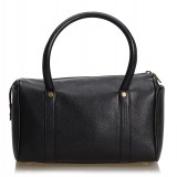 Gucci Vintage - Leather Boston Bag - Black - Leather Handbag - Luxury High Quality