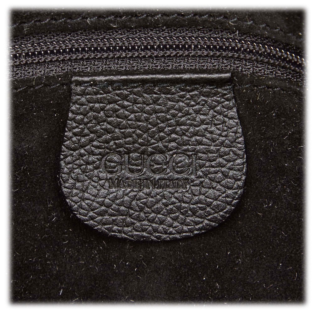 Gucci Vintage Leather Boston Bag - ShopStyle