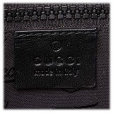 Gucci Vintage - Coated Canvas Crossbody Bag - Black - Leather Handbag - Luxury High Quality