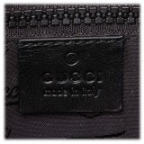 Gucci Vintage - Coated Canvas Crossbody Bag - Nero - Borsa in Pelle - Alta Qualità Luxury