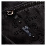 Gucci Vintage - Coated Canvas Crossbody Bag - Black - Leather Handbag - Luxury High Quality