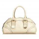 Gucci Vintage - Guccissima Leather Shoulder Bag - Bianco - Borsa in Pelle - Alta Qualità Luxury