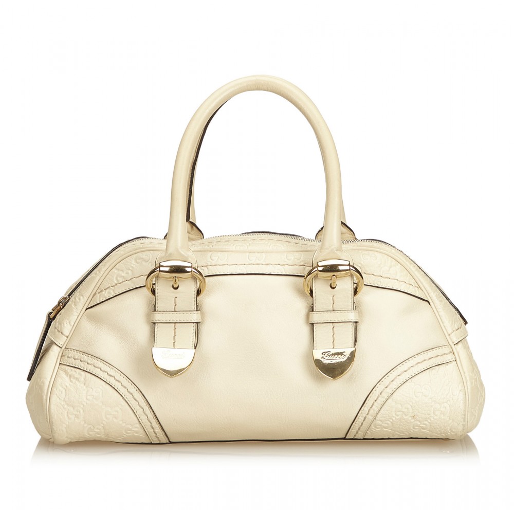 Gucci Vintage - Guccissima Leather Shoulder Bag - White - Leather Handbag - Luxury  High Quality - Avvenice
