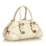 Gucci Vintage - Guccissima Leather Shoulder Bag - Bianco - Borsa in Pelle - Alta Qualità Luxury