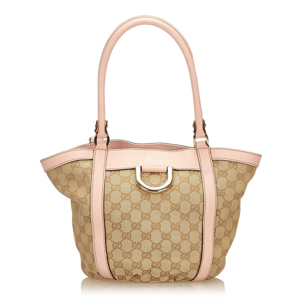 Gucci Vintage - Guccissima Jacquard Tote Bag - Brown - Leather Handbag - Luxury  High Quality - Avvenice