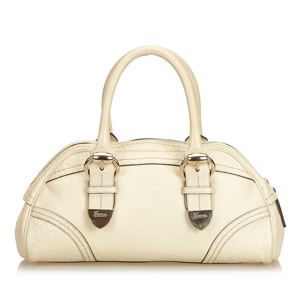 Louis Vuitton Vintage - Epi Bowling Montaigne GM Bag - White Ivory -  Leather and Epi Leather Handbag - Luxury High Quality - Avvenice