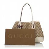 Gucci Vintage - Guccissima Princy Tote Bag - Brown - Leather Handbag - Luxury High Quality