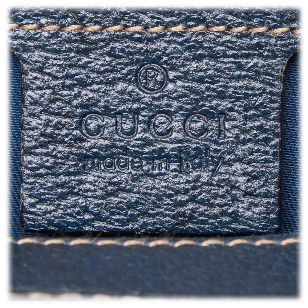 GUCCI GG Supreme Monogram Textured Dollar Calfskin Large Savoy