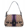 Gucci Vintage - Guccissima Horsebit Shoulder Bag - Marrone - Borsa in Pelle - Alta Qualità Luxury