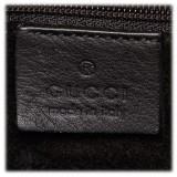 Gucci Vintage - Leather Drawstring Shoulder Bag - Black - Leather Handbag - Luxury High Quality