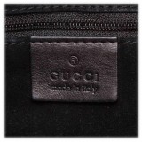 Gucci Vintage - Guccissima Jacquard Tote Bag - Black - Leather Handbag - Luxury High Quality