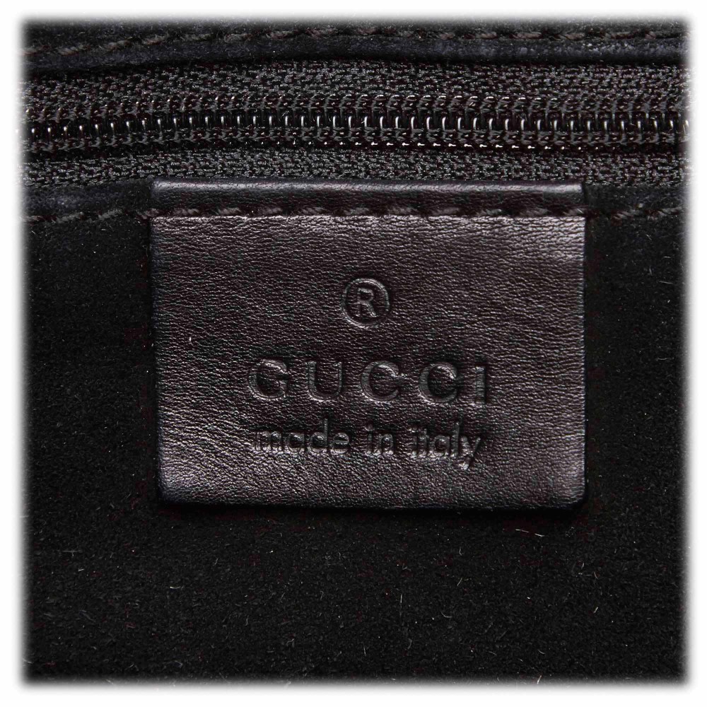 Gucci Vintage - GG Jacquard Tote Bag - Brown - Leather Handbag - Luxury  High Quality - Avvenice