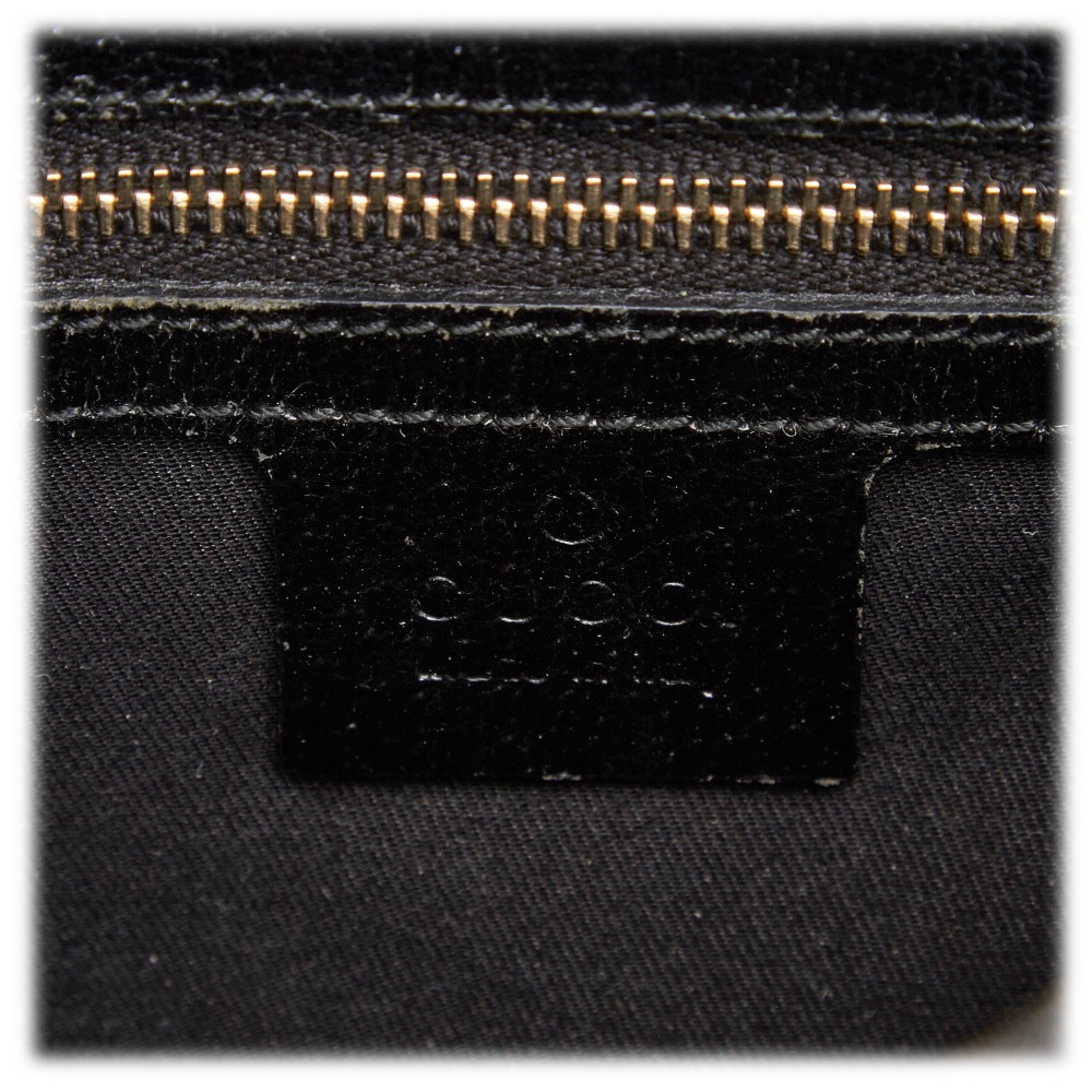 Gucci Vintage - GG New Jackie Jacquard Hobo Bag - Black - Leather Handbag - Luxury High Quality ...