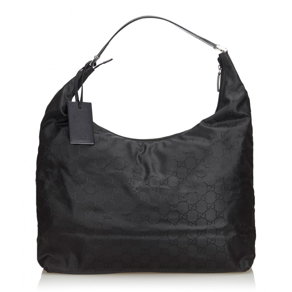 Jumbo GG Leather Travel Bag in Black - Gucci