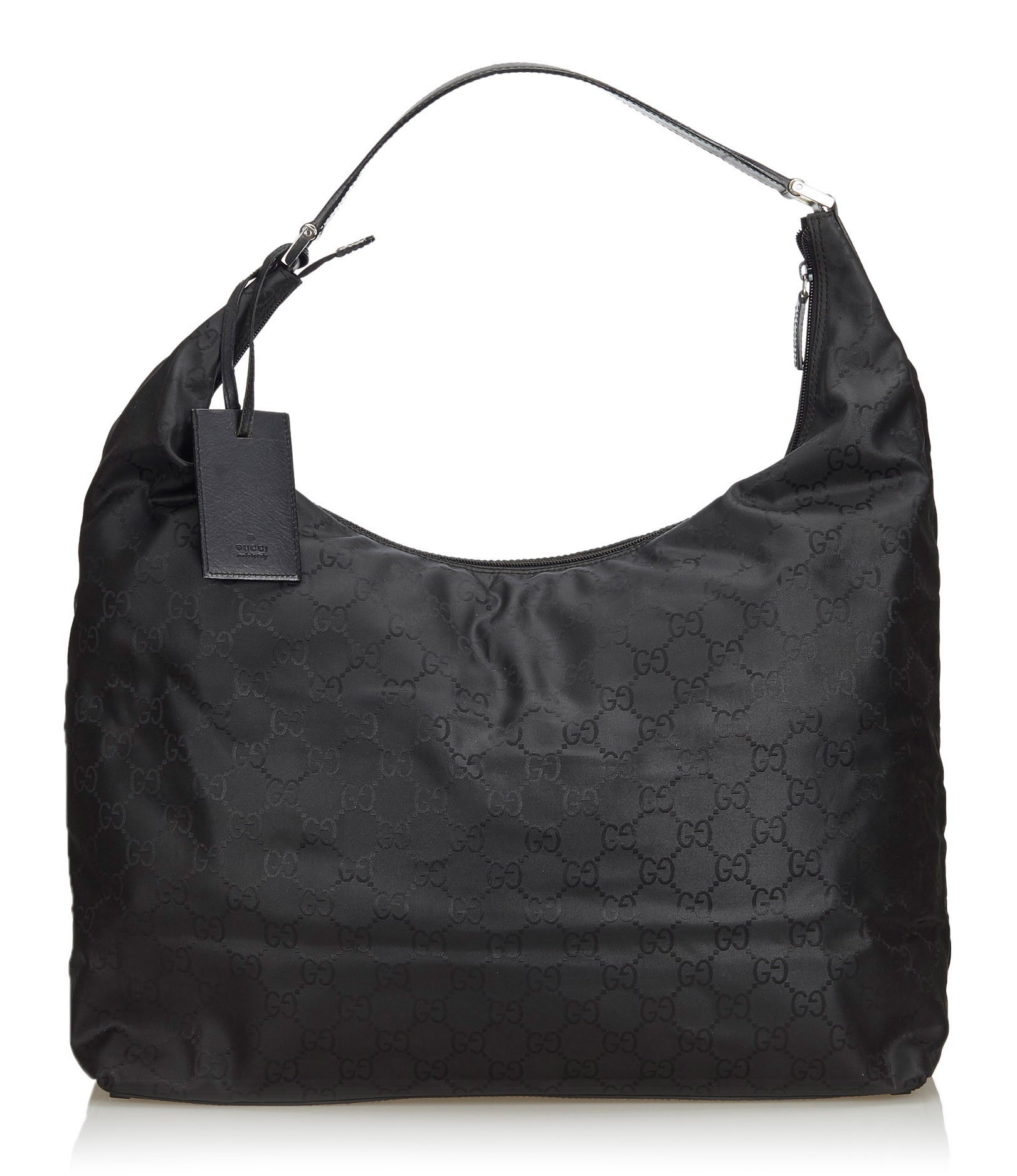 Gucci Vintage - GG Nylon Travel Bag - Black - Leather Handbag - Luxury High Quality - Avvenice