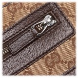 Gucci Vintage - GG Jacquard Crossbody Bag - Brown - Leather Handbag - Luxury High Quality