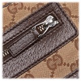 Gucci Vintage - GG Jacquard Crossbody Bag - Marrone - Borsa in Pelle - Alta Qualità Luxury