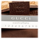 Gucci Vintage - Guccissima Web Canvas Jackie Shoulder Bag - Brown - Leather Handbag - Luxury High Quality