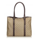 Gucci Vintage - Guccissima Tote Bag - Marrone - Borsa in Pelle - Alta Qualità Luxury