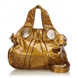 Gucci Vintage - Patent Leather Hysteria Bag - Gold - Leather Handbag - Luxury High Quality