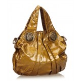 Gucci Vintage - Patent Leather Hysteria Bag - Oro - Borsa in Pelle - Alta Qualità Luxury