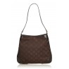 Gucci Vintage - GG Canvas Shoulder Bag - Marrone - Borsa in Pelle - Alta Qualità Luxury
