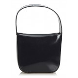 Gucci Vintage - Double G Patent Leather Handbag Bag - Nero - Borsa in Pelle - Alta Qualità Luxury