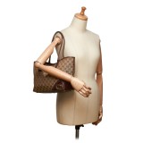 Gucci Vintage - Guccissima Canvas Britt Tote Bag - Marrone - Borsa in Pelle - Alta Qualità Luxury