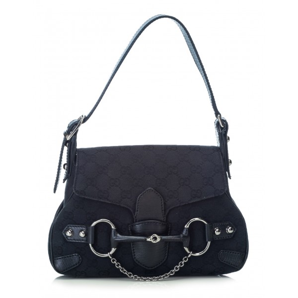 GG Horsebit Jacquard Handbag Bag 