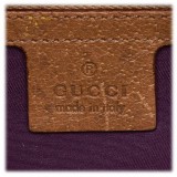 Gucci Vintage - Velour Horsebit Hobo Bag - Marrone - Borsa in Pelle - Alta Qualità Luxury