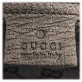 Gucci Vintage - GG Horsebit Jacquard Handbag Bag - Nero - Borsa in Pelle - Alta Qualità Luxury