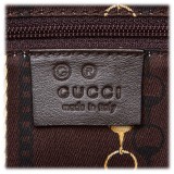 Gucci Vintage - Canvas Tote Bag - Marrone - Borsa in Pelle - Alta Qualità Luxury