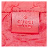 Gucci Vintage - GG Teddy Bear Folding Tote Bag - Red - Leather Handbag - Luxury High Quality